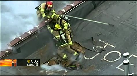 how firefighters get into house with metal roof|metal roof firefighter.